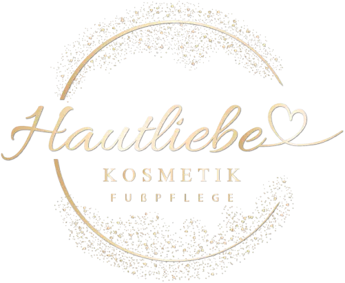Hautliebe Logo in gold gehalten